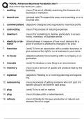 TOEFL: Advanced Business Vocabulary set 4