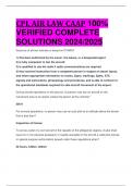 CPL AIR LAW CAAP 100&percnt;  VERIFIED COMPLETE  SOLUTIONS 2024&sol;2025