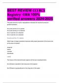 BEST REVIEW CCI RCS Registry -URR 100&percnt;  verified answers 2024&sol;2025