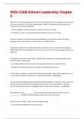 WGU C206 Ethical Leadership Chapter 3  Exam Questions And Correct Answers &vert;100&percnt; Guaranteed Success &vert;Verified