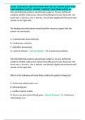 ADULT CCRN&sol;PCCN CERTIFICATION PRACTICE TEST EXAM QUESTIONS AND ANSWERS &lpar;LATEST UPDATE&rpar; VERIFIED SOLUTIONS RATED A&plus;