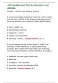 ATI Fundamentals Practice Questions And Answers 