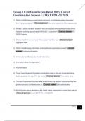 Lesson 1 CTR Exam Review Rated 100&percnt; Correct Questions And Answers&period;LATEST UPDATE&period;2024