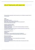ACLS Flashcards with latest test&period;