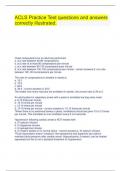 ACLS Practice Test questions and answers correctly illustrated&period;