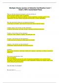 Multiple Choice section of Adventis Certification level 1 Exam &lpar;100&percnt; Guaranteed Pass&rpar;&period;