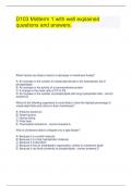D103 Midterm 1 with well explained questions and answers&period;