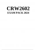 CRW2602 EXAM PACK 2024