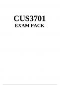 CUS3701 EXAM PACK 2024