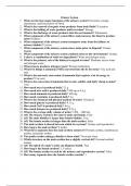 URINARY EXAM QUESTIONS - Human Anatomy and Physiology 2 