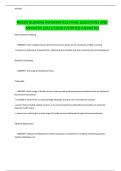 NR599 NURSING INFORMATICS FINAL QUESTIONS AND ANSWERS &lpar;2023&sol;2024&rpar; &lpar;VERIFIED ANSWERS&rpar;