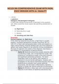 NCLEX RN COMPREHENSIVE EXIT EXAMS WITH NGN LATEST MULTIPLE VERSIONS COMBINED LATEST UPDATE 2023-2024&period;