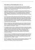 FDA-REGULATED RESEARCH &lpar;ID 12&rpar;