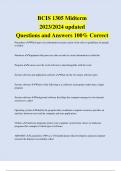 BCIS 1305 Midterm 2023/2024 updated Questions and Answers 100% Correct