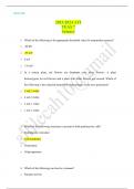 Ati teas 7 science EXAM QUESTIONS & ANSWERS/ LATEST UPDATE 2023-2024 / RATED A+
