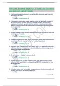 WVSSAC Football 2023 Part 2 Test Exam Questions and Answers Latest Update&period;