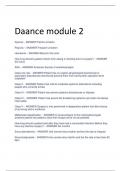 LATEST Daance module 2 EXAM &lpar;QUESTIONS AND ANSWERS&rpar;