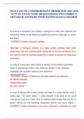 &lpar;NGN&rpar;VATI PN COMPREHENSIVE PREDICTOR 2023-2024 ACTUAL EXAM WITH 180 QUESTIONS AND CORRECT DETAILED ANSWERS WITH RATIONALES&sol;A&plus;GRADED 