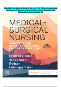 Test Bank for Medical Surgical Nursing 10th Edition Ignatavicius Workman | All Chapters Covered | Questions, Answers, and Detailed Rationale | Graded A+