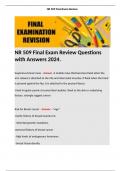 NR 509 Final Exam Review Questions with Answers 2024. Terms like: Suspicious breast mass - Answer -A mobile mass that becomes fixed when the arm relaxes is attached to the ribs and intercostal muscles; if fixed when the hand is pressed against the hip, it