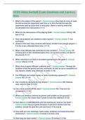 NFHS Rules football Exam Questions and Answers 2024&period;
