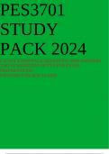 PES3701 STUDY PACK 2024 