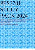 PES3701 STUDY PACK 2024 