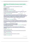 NFHS Exam &lpar;50 Questions Answers&rpar; Latest Update 2024