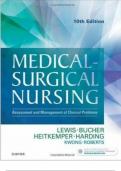 	Medical Surgical Nursing 10th Edition Lewis Test Bank.
