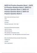 SAfe Agile  ACTUAL EXAMS|| ACTUAL BUNDLED|| FULL PACKAGED SOLUTION|| 2024|| A+ GRADED 100% VERIFIFED)