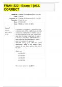 FNAN 522 - Exam II &vert;ALL CORRECT