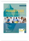 TEST BANK FOR PRIMARY CARE ART AND SCIENCE OF ADVANCED PRACTICE NURSING – AN INTERPROFESSIONAL APPROACH 5TH EDITION DUNPHY | COMPLETE CHAPTERS