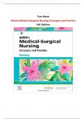 Dewits Medical Surgical Nursing Concepts and Practice  4th Edition Test Bank by Holly Stromberg | Chapter 1 – 48, Latest - 2024|