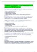 Postpartum NCLEX 2024 Questions and Answers 100&percnt; Correct