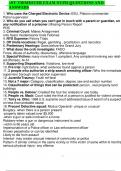 1ST TRIMESTER EXAM NYPD QUESTIONS AND ANSWERS