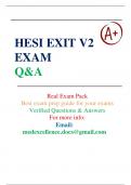 HESI Exit V2 Exam Questions and Answers (Latest 2022) Guaranteed A+