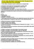 STUDY THIS&comma;&comma; PROPERTY INSURANCE TEST PEARSONVUE &lpar;LAW&rpar;QUESTIONS AND ANSWERS