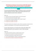 ATI RN Maternal Newborn Proctored Exam 2023 2024 Updated Version Questions and and Correct Answers&comma; Guaranteed A&plus;