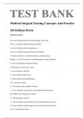 Test bank for medical surgical nursing concepts and practice 3th edition Dewit