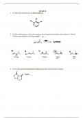 Exam (elaborations) Organic chemistry 