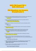 NUR 2790 Exam2 PN 3 |NUR 2790 Exam2  PN3 Questions and Answers (2024/2025)(Verified Answers)