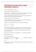 D103 Review study Guide &vert; latest 2024&sol;2025 &vert; Rated A&plus;