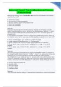 Integrated Exam 2 Practice Questions and Answers &lpar;With rationale&rpar; 