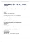 BKAT 9R exam 2024 with 100&percnt; correct answers