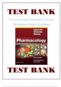 Test Bank For Lippincott Illustrated Reviews: Pharmacology 7th Edition by Karen Whalen 9781496384133 Chapter 1-48 Complete Guide.
