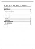 &lpar;Hoor&rpar;college aantekeningen Crisis &lpar;IVK jaar 2&rpar;