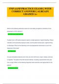 FINAL PN111 HERZING UNIVERSITY  WITH COMPLETE ANSWERS &vert;  ALREADY GRADED A&plus;