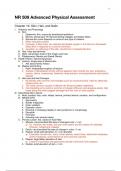 NR 509 Advanced Physical Assessment Chapter 10 lecture notes week 2 latest update 2024