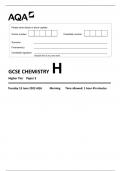 AQA GCSE CHEMISTRY H Higher Tier Paper 2 2023