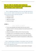 NUR 101 CARE OF CHILDREN AND FAMILIES 38 CARDIOVASCULAR MANAGEMENT&period;EXAM QUESTIONS AND ANSWERS LATEST UPDATE 2024 